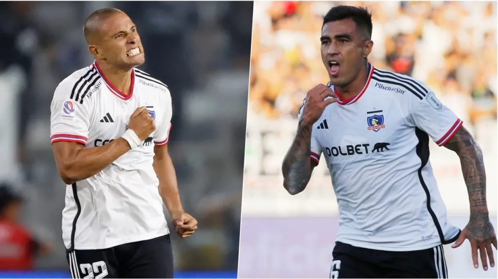 Leandro Benegas y Darío Lezcano de Colo Colo