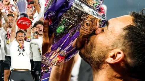 Gabriel Suazo ganó con el Toulouse su primer trofeo en el fútbol europeo.