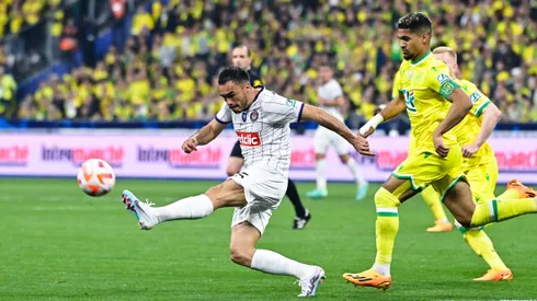 Suazo Gabriel Alonso 15 - Toulouse - BLAS LUDOVIC 10 - Nantes - FOOTBALL : Nantes vs Toulouse - Finale Coupe de France - 29/04/2023 FedericoPestellini/Panoramic PUBLICATIONxNOTxINxFRAxITAxBEL