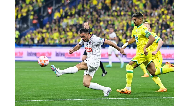 Suazo Gabriel Alonso 15 - Toulouse - BLAS LUDOVIC 10 - Nantes - FOOTBALL : Nantes vs Toulouse - Finale Coupe de France - 29/04/2023 FedericoPestellini/Panoramic PUBLICATIONxNOTxINxFRAxITAxBEL