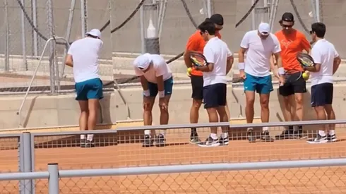 Rafael Nadal tuvo que suspender uno de sus entrenamientos por problemas físicos, y a 17 días de Roland Garros enciende las alarmas.