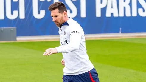 Lionel Messi entrena en el PSG