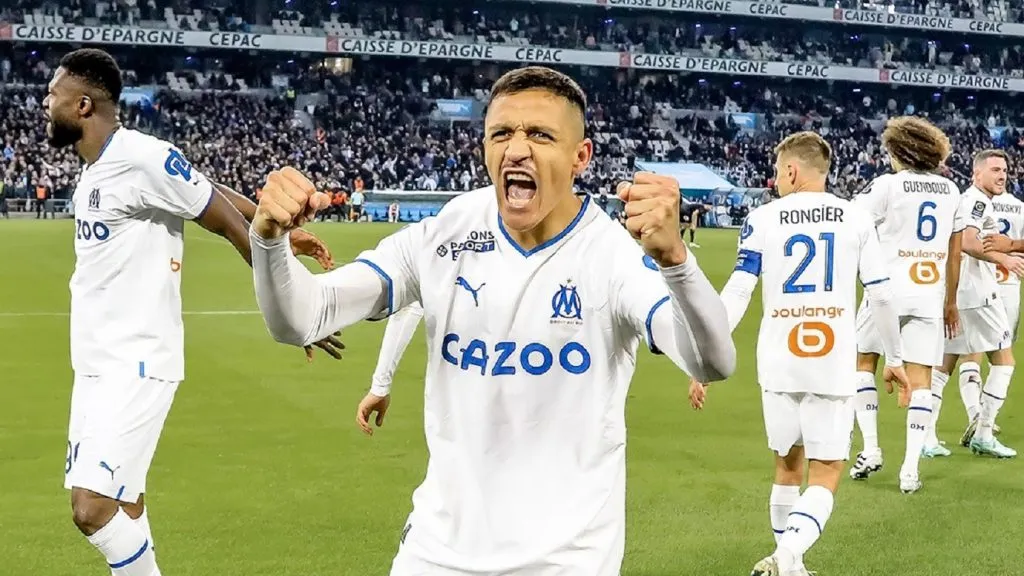 Alexis Sánchez está loco con el ambiente del Marsella, como reconoció días atrás. Foto: Instagram.