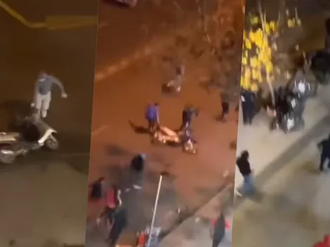 Repudiable: hinchas de Colo Colo rompen motos de delivery tras eliminación