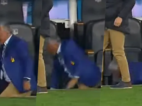 Dirigente del Pereira se saca la mugre festejando en el Monumental