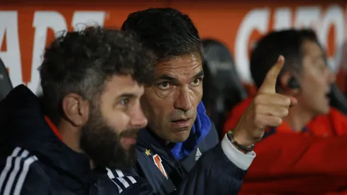 Mauricio Pellegrino no ha podido dirigir en el Estadio Nacional.