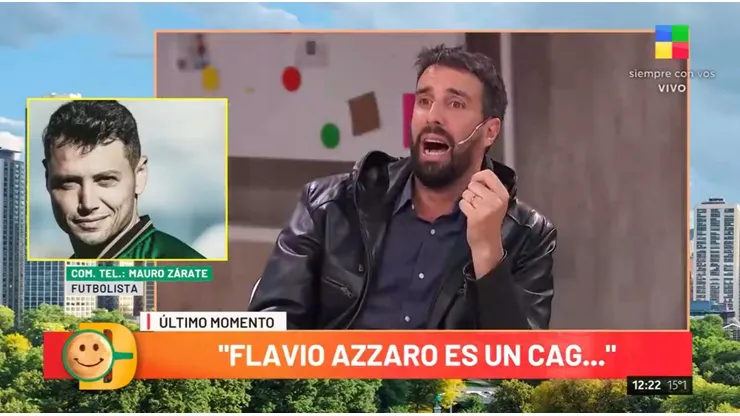 Caliente pelea en la TV trasandina.