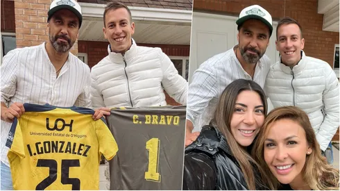 Nacho González y Bravo se juntaron en Chile