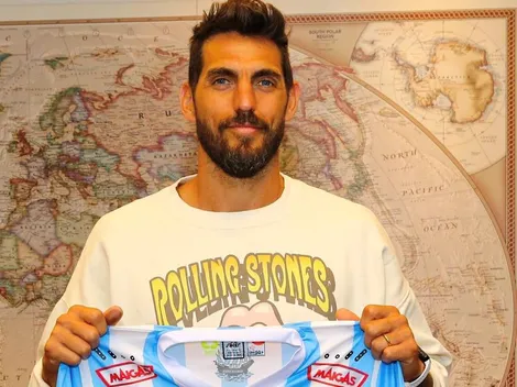 Llegan los goles: Larrivey fue presentado en Magallanes