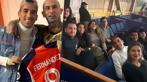 Jugadores de la U se lucieron en el show de Ke Personajes en el Movistar Arena.