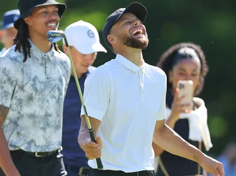Curry deja a todos con la boca abierta en torneo de golf