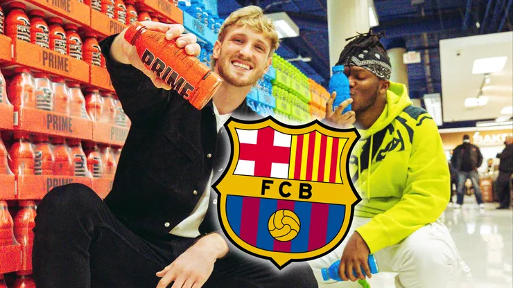 Prime, la bebida hidratante de Logan Paul y KSI, será nuevo sponsor del Barça.