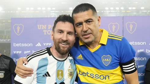 Lionel Messi es una de las grandes estrellas de la despedida de Juan Román Riquelme.