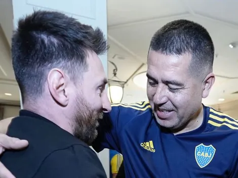 Argentina en éxtasis por Messi en la despedida de Riquelme