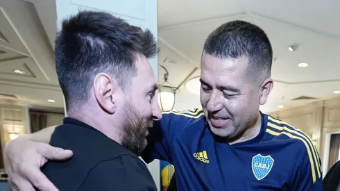 Messi entre los invitados a la despedida de Juan Román Riquelme.