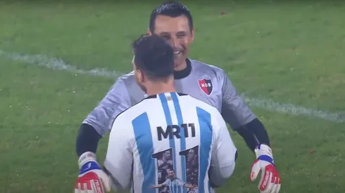 Villar estuvo en la despedida de Maxi Rodríguez
