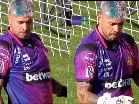 "No a lo Dibu, a lo Mono": Diego Sánchez baila en plena tanda de penales