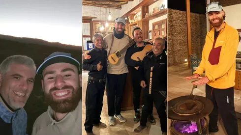 Ben Brereton llegó hasta San Pedro de Atacama con Manuel de Tezanos en el viaje que hará por Chile y que HBO Max hará serie.