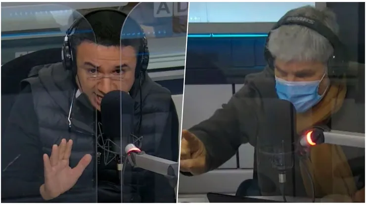 Guarello repasa el round con Cagigao.
