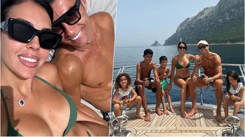 Cristiano pasa las vacaciones en familia