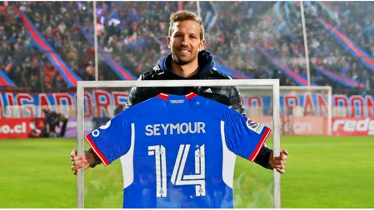 Seymour jugó 195 partidos en Universidad de Chile.