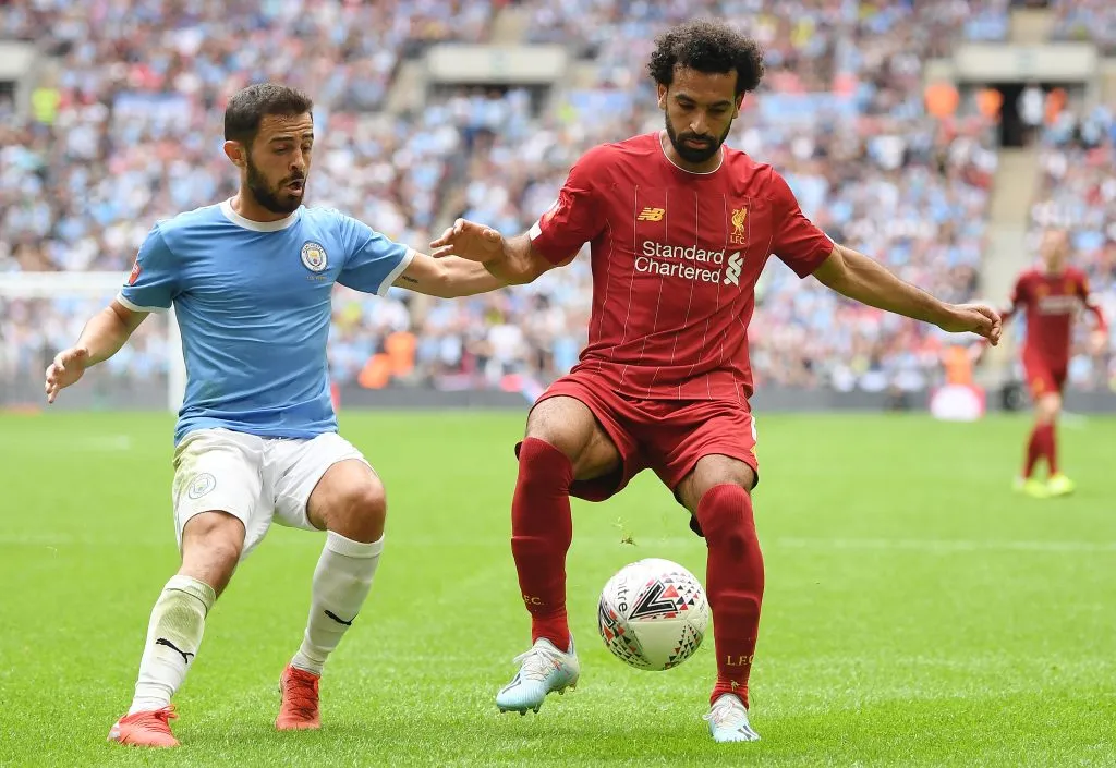 Silva y Salah han sido dos muy buenas figuras del fútbol inglés en los últimos años. | Foto: Getty Images.