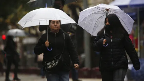 Lluvia en Santiago