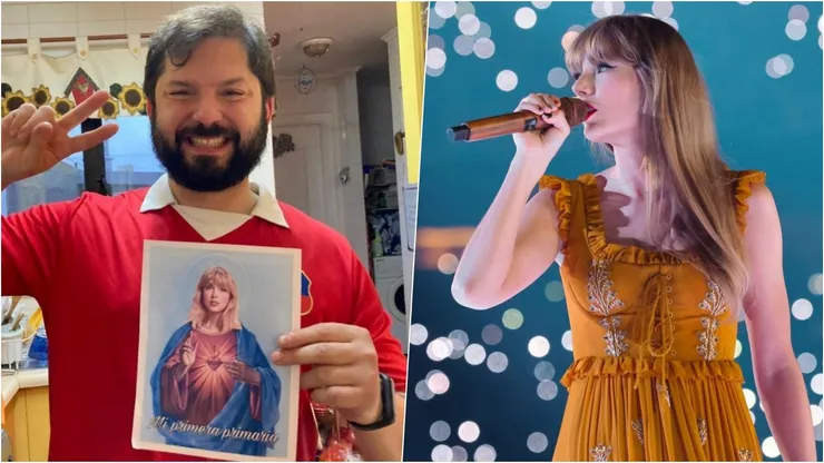 Gabriel Boric es portada en el mundo por ser fan de Taylor Swift
