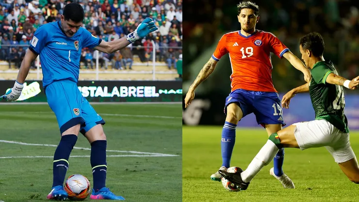 Carlos Lampe no fue titular en el duelo entre Bolivia y Chile. Pero vio muy bien la chance fallada por Diego Valdés.