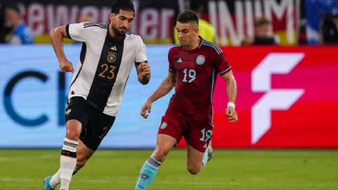 Rafael Santos Borré jugó 77' en la gran victoria de Colombia sobre Alemania.