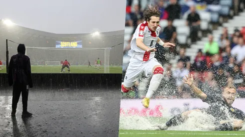Las fuertes lluvias complicaron a Escocia en su localía