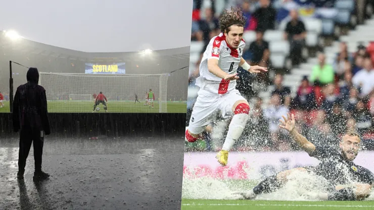 Las fuertes lluvias complicaron a Escocia en su localía
