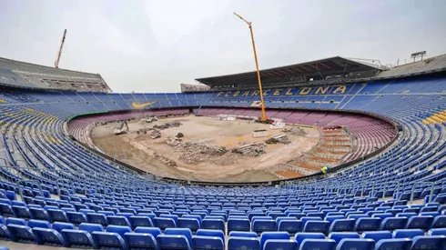El nuevo Camp Nou comienza a tomar forma.