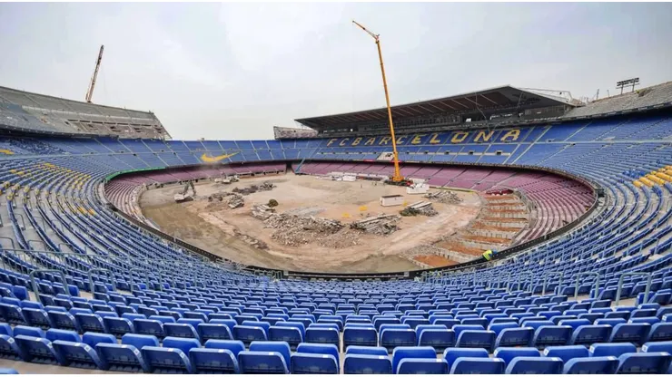 El nuevo Camp Nou comienza a tomar forma.