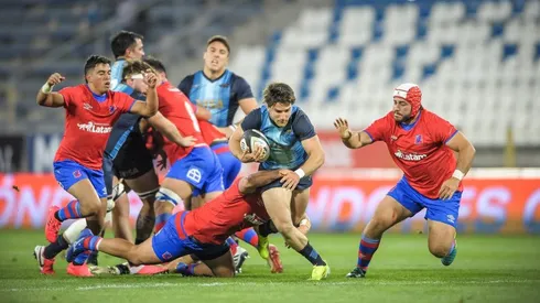 Chile enfrentándose a Argentina XV en 2021, con un histórico triunfo de los Cóndores por 25 a 24