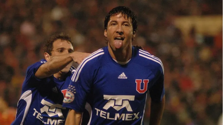 Juan Manuel Olivera en su paso por la U donde fue campeón.