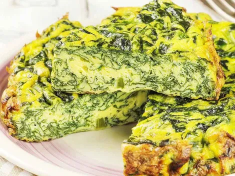 Receta de tortilla de acelgas fácil y rápida en casa