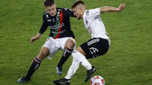 Bruno Barti jugando ante Colo Colo