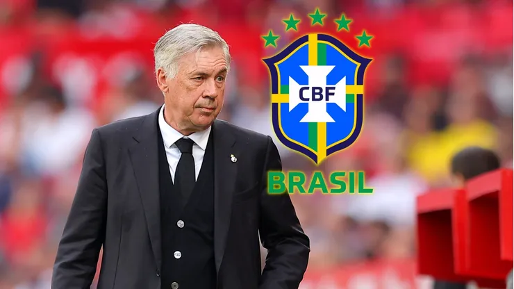 SEVILLE, SPAIN - MAY 27: Carlo Ancelotti, Head Coach of Real Madrid, looks on during the LaLiga Santander match between Sevilla FC and Real Madrid CF at Estadio Ramon Sanchez Pizjuan on May 27, 2023 in Seville, Spain. (Photo by Fran Santiago/Getty Images)