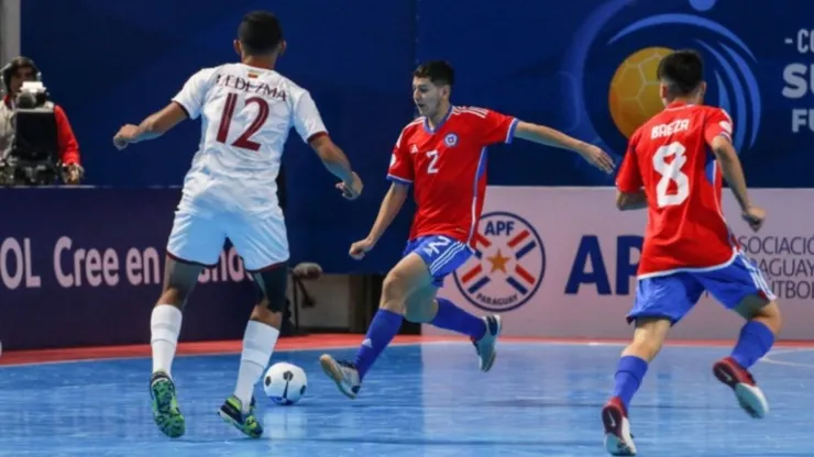 Chile perdió en su debut en el Sudamericano sub-17 de fútsal ante Venezuela.