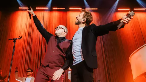 El dúo romántico hizo suyo el Movistar Arena este viernes.