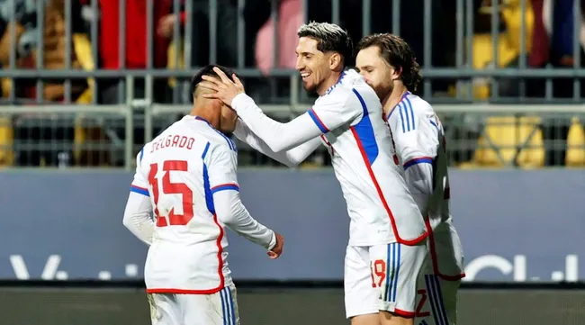 Diego Valdés jugó uno de sus mejores partidos con la camiseta de la selección chilena. | Foto: ANFP.