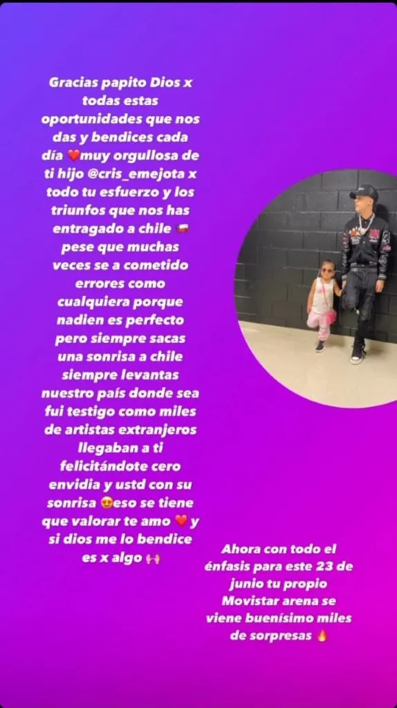 Instagram Mamá Cris MJ