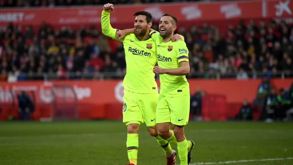 Lionel Messi se reencontrará con Jordi Alba en el Inter de Miami. Foto: Getty Images
