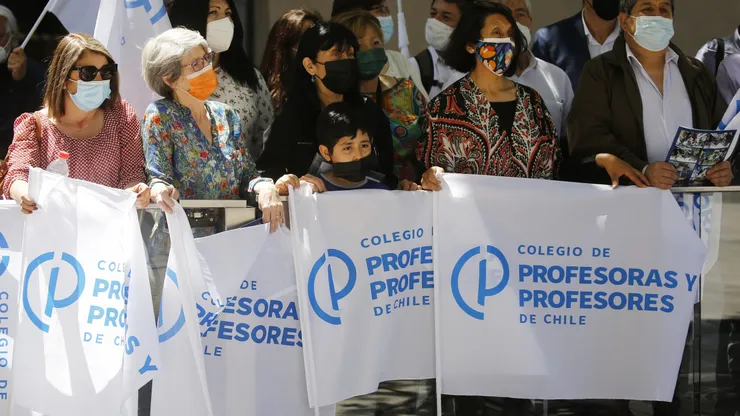 Marcha del Colegio de Profesores