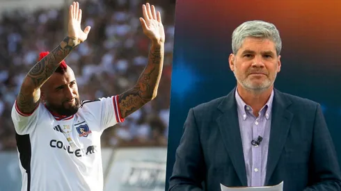 Arturo Vidal y Juan Cristóbal Guarello