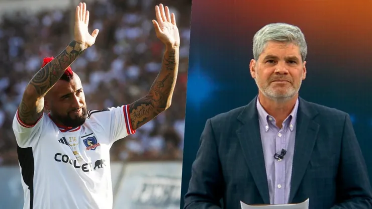 Arturo Vidal y Juan Cristóbal Guarello