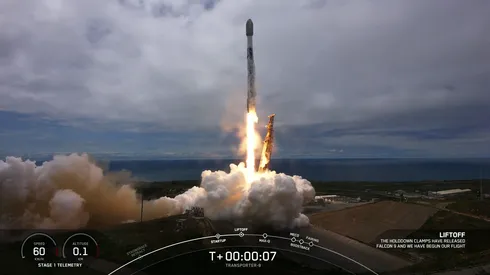 Lanzamiento del cohete chileno de SpaceX