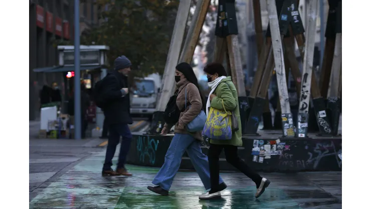 Baja la temperatura en Santiago