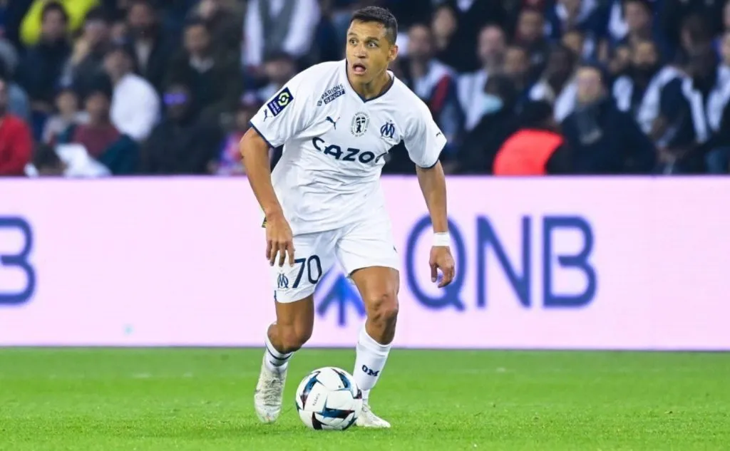 Con el portazo del Arsenal, Alexis Sánchez ahora debe definir si se queda en Olympique de Marsella o va a otro club. Foto: IMAGO.